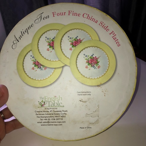 Floral China Side Plates Set  for the Perfect tea party or to serve sweets on. - Picture 5 of 11